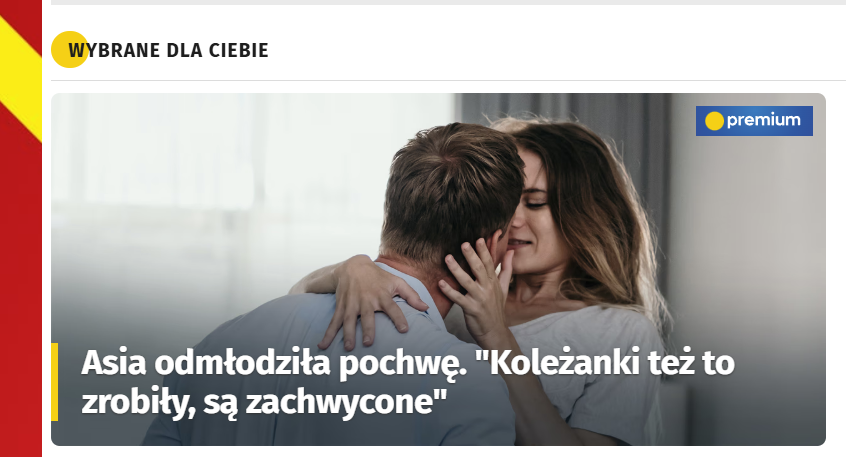 Jeśli czujesz, że coś Ci umyka wykup pakiet, dowiedz się więcej szczegółów o Asi i jej odmłodniałej pochwie.