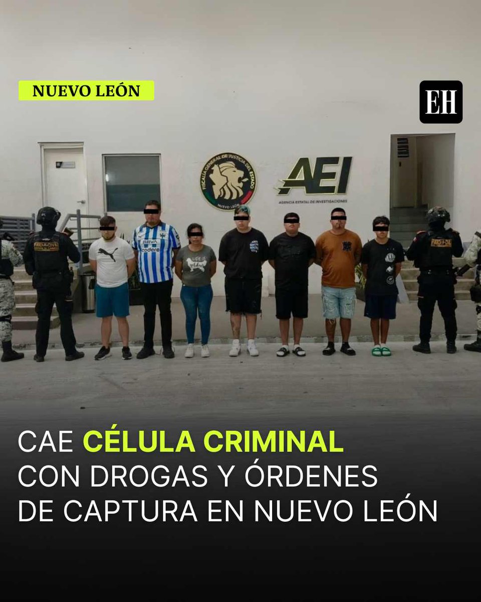 🚨 Esta madrugada, un esfuerzo conjunto de la Fuerza Civil, la Guardia Nacional y la Secretaría de la Defensa Nacional resultó en la detención de siete presuntos generadores de violencia sobre la autopista Monterrey-Coahuila, en el municipio de Santa Catarina.

Los agentes,