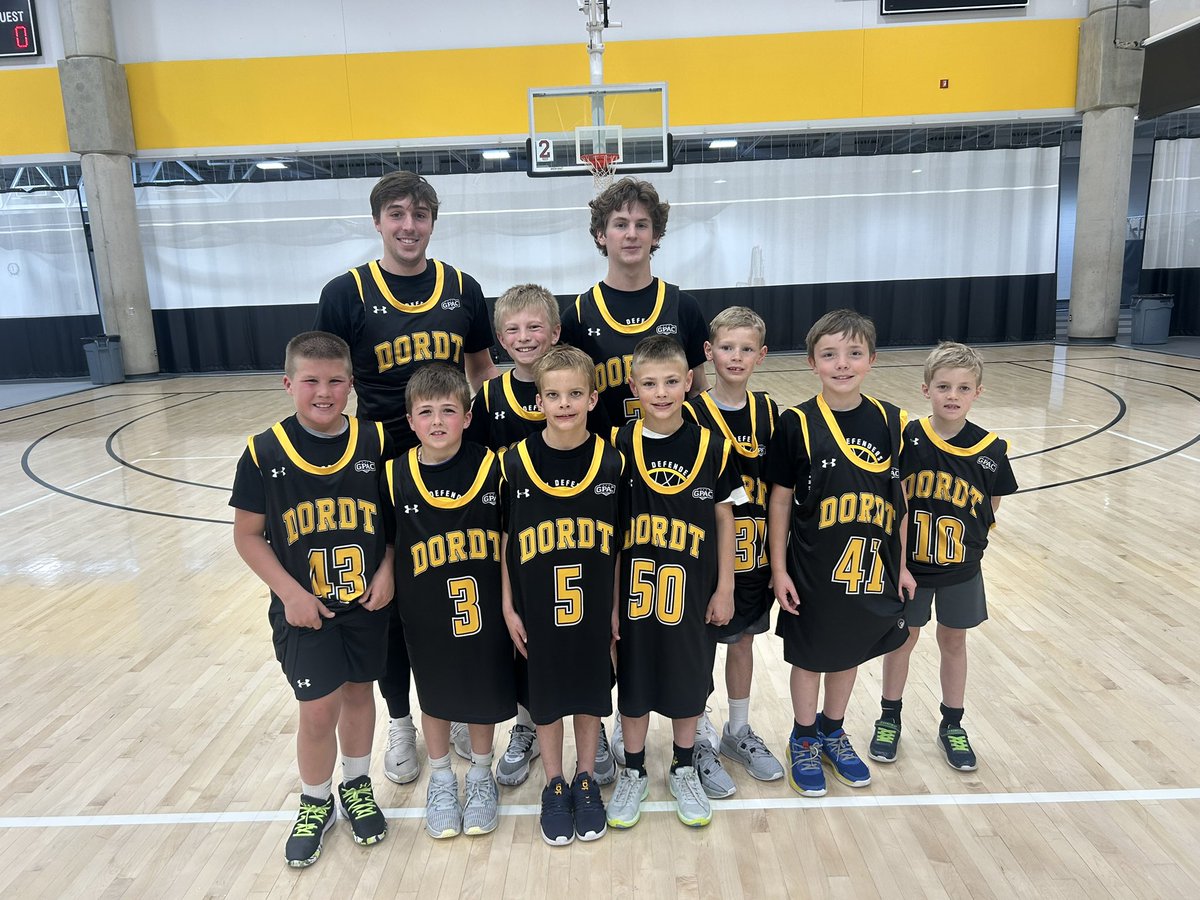 DordtHoops's tweet image. Finished up a great week of youth basketball camp! Our players do a great job of making this a great experience for the kids. Shoutout to our Camp Olympics champs!