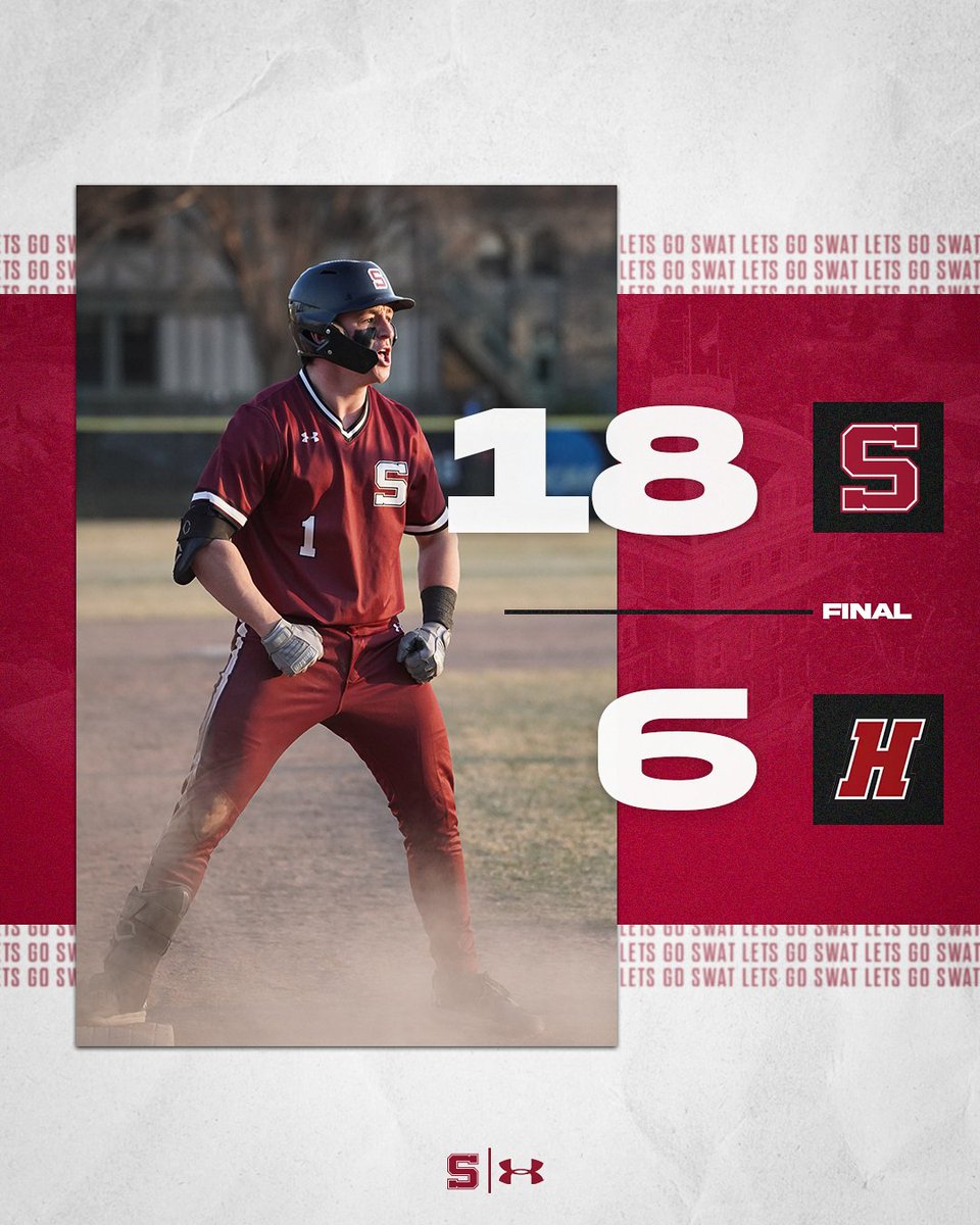 Picking up where we left off 🧹

Baseball sweeps the season series against Haverford with another offensive outburst! The Garnet combined for 41 runs in the two-game series.