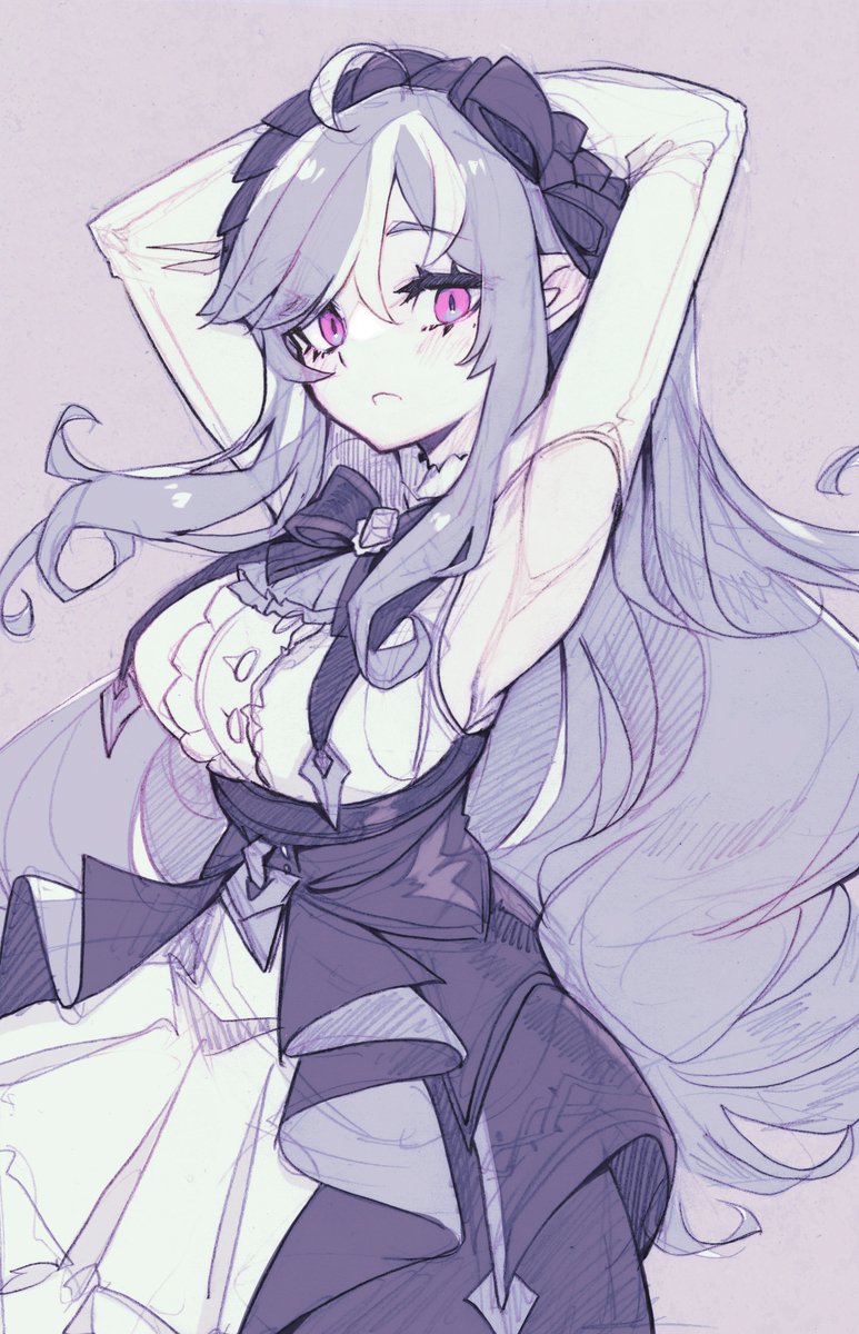 「vivian sketch #zzzero 」|Paroro 🇨🇱🐙のイラスト