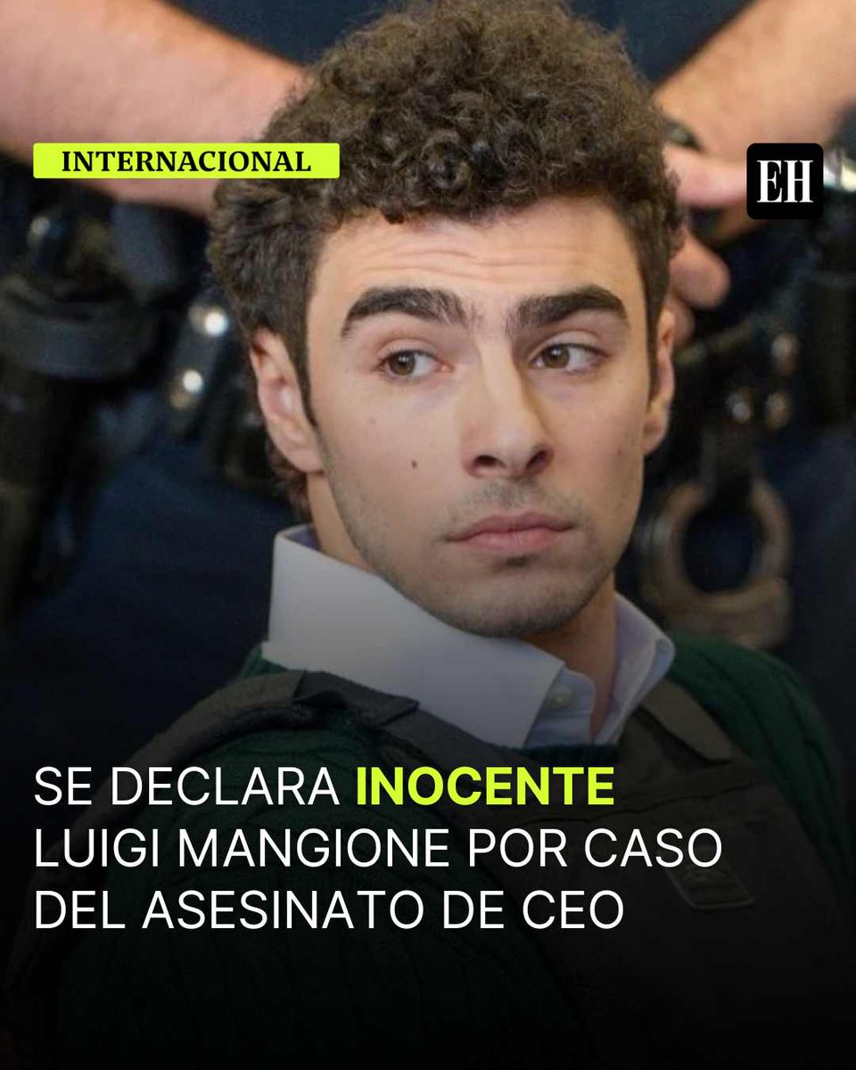 🔴 LUIGI MANGIONE SE DECLARA INOCENTE
El joven acusado de asesinar al CEO de UnitedHealthcare, Brian Thompson, negó los cargos en su contra mientras los fiscales anunciaron que buscarán la pena de muerte.

La jueza federal advirtió al Departamento de Justicia por comentarios