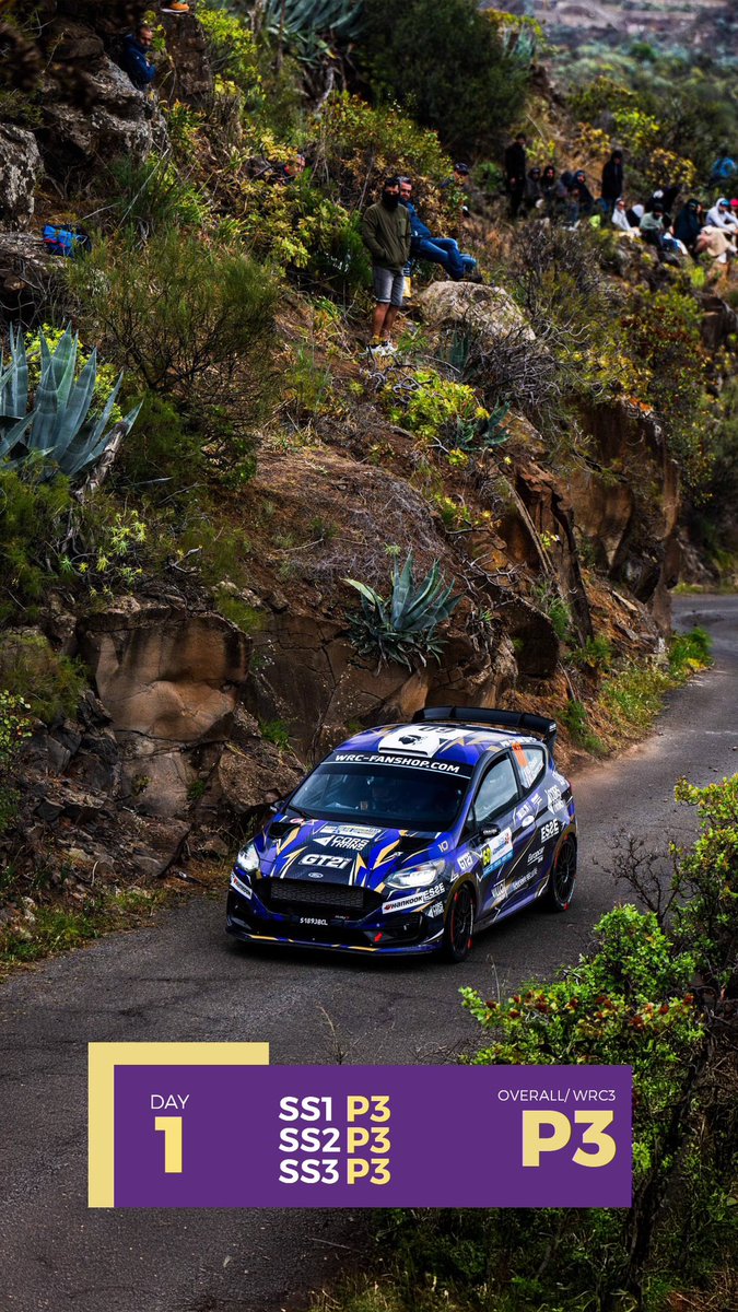 Mondoloni__'s tweet photo. AFTER LEG 1 -  RALLY ISLAS CANARIAS 🇮🇨

ESSE | FIDUCIAIRE SÉCURITÉ | CORSTRANS | GT2i | ASA CORSICA | WINMAX | NOTEBOOK | RECCEPADS

#WRC #WRC3 #FIA #CANARIAS #MSPORT https://t.co/Gg25MMJmms
