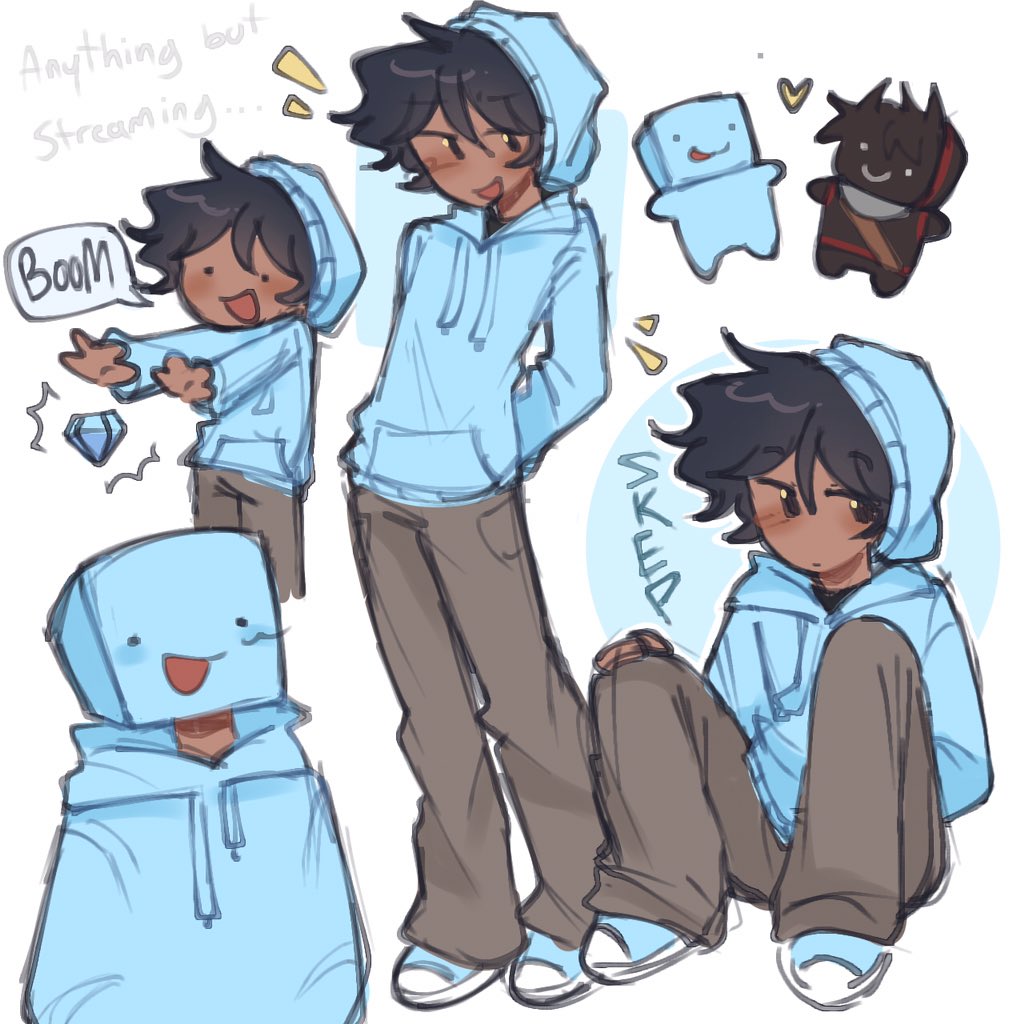 Skeppy doodles, I miss him dearly 💔 #skeppyfanart #badboyhalofanart