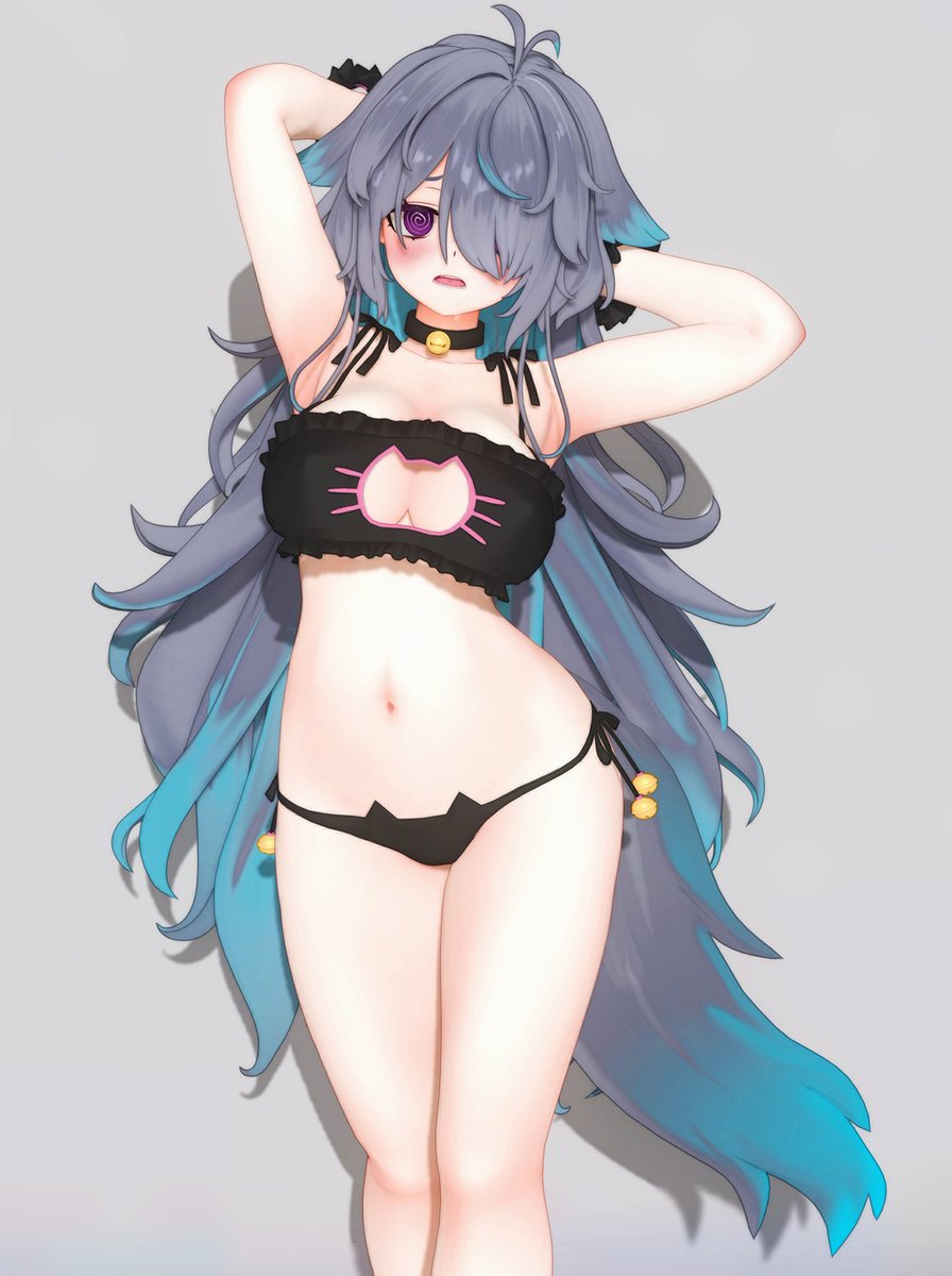 Mamaki Cat Lingerie 💕
#nyansterpiece #COM3D2