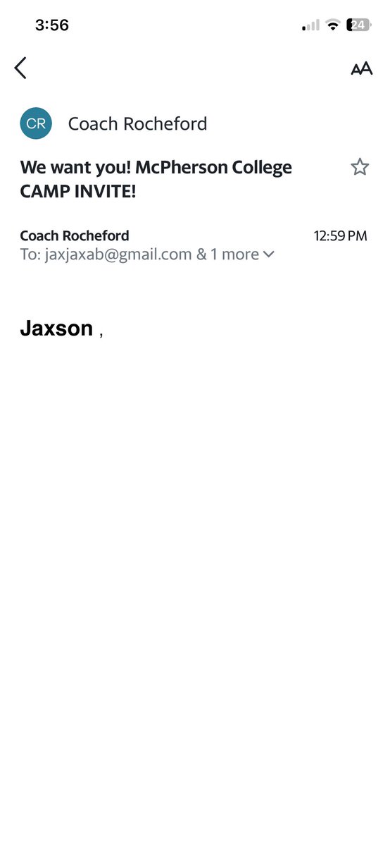 Blessed to receive the invitation to McPherson College Camp #football #collegefootballrecruiting #CollegeFootball