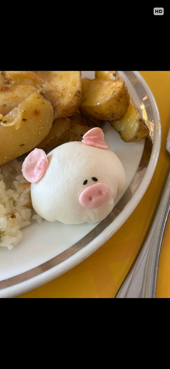 10Mason01's tweet photo. My son's breakfast in Philippines. I am not sure what the pig is, but sure is cute.
#funfoods https://t.co/scZRKLF3rN