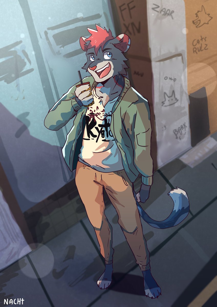 Commission for @/thundercatzaar ✨

#furryart #kemonoart #rkgk #commission #digitalart #illustration #artwork