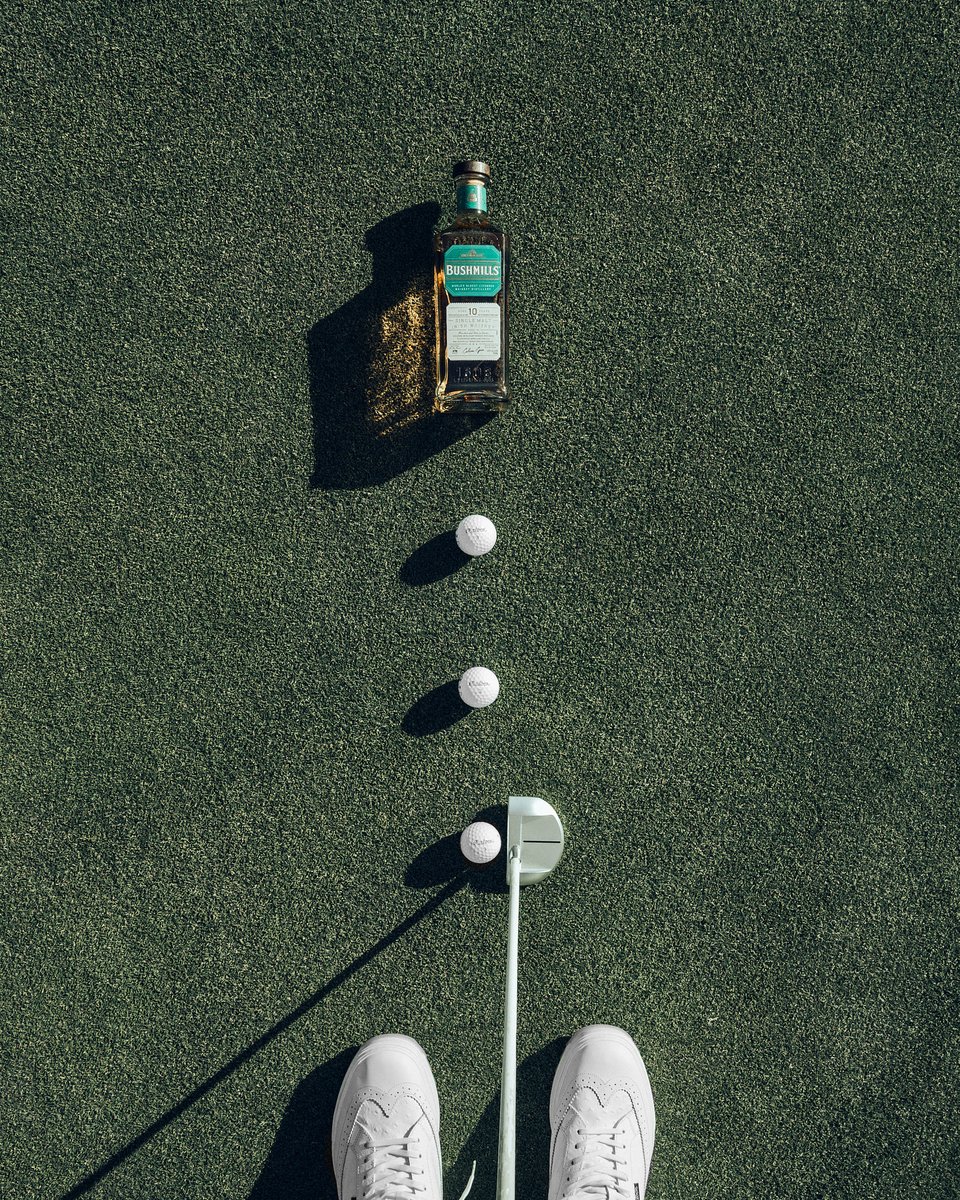 The grass is always greener where the whiskey pours.