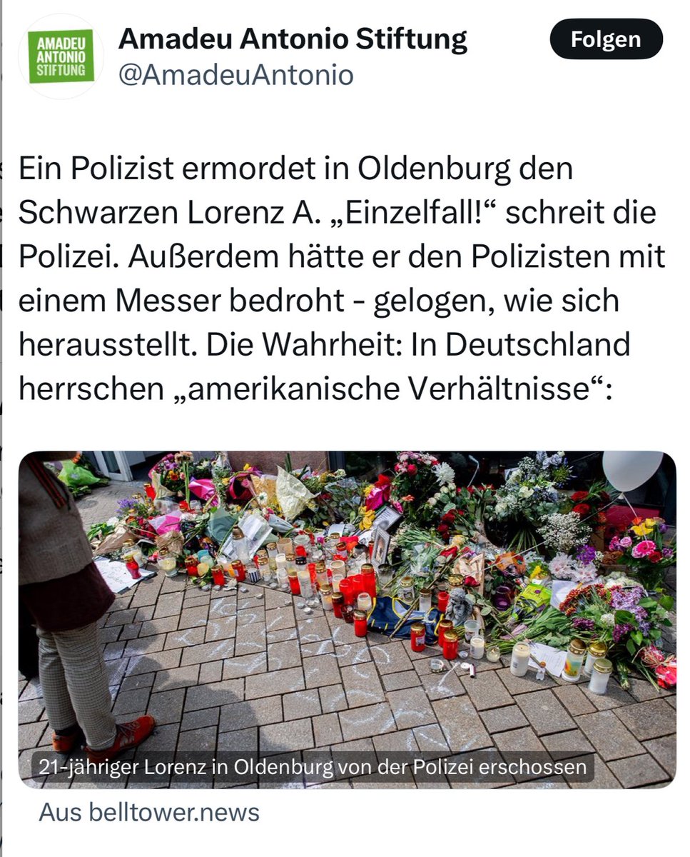 Joana Cotar (@joanacotar) on Twitter photo Ach schau, nun hat die <a href="/AmadeuAntonio/">Amadeu Antonio Stiftung</a> ihren unterirdischen Tweet heimlich, still und leise gelöscht.
Macht nichts, wir helfen gerne aus.
Fördergelder streichen. Jetzt. Ach schau, nun hat die <a href="/AmadeuAntonio/">Amadeu Antonio Stiftung</a> ihren unterirdischen Tweet heimlich, still und leise gelöscht.
Macht nichts, wir helfen gerne aus.
Fördergelder streichen. Jetzt.