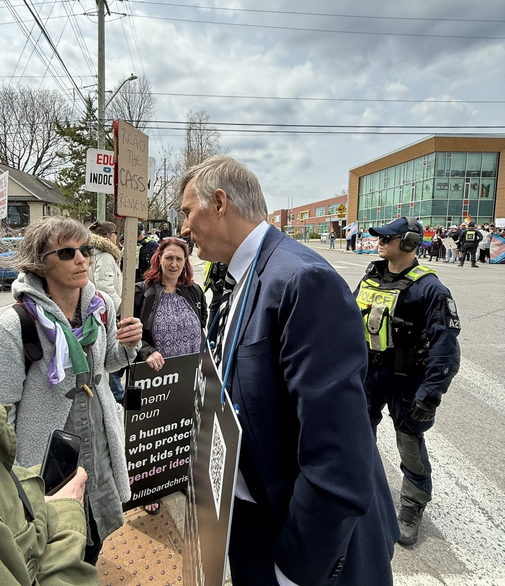 Maxime Bernier (@maximebernier) on Twitter photo Thank you <a href="/BillboardChris/">Billboard Chris 🌎</a> for organizing this march in Ottawa today against gender ideology!
There were many PPC supporters in the crowd. And we even had a bunch of crazy counter demonstrators on the other side of the streets who support mutilating kids! Thank you <a href="/BillboardChris/">Billboard Chris 🌎</a> for organizing this march in Ottawa today against gender ideology!
There were many PPC supporters in the crowd. And we even had a bunch of crazy counter demonstrators on the other side of the streets who support mutilating kids!