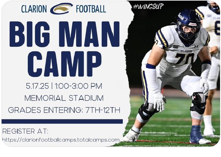 Wyatt Schaeffer (@schaeffer59) on Twitter photo Thank you <a href="/CU_FBRecruiting/">Clarion Football Recruiting</a> for the camp invite!! Thank you <a href="/CU_FBRecruiting/">Clarion Football Recruiting</a> for the camp invite!!