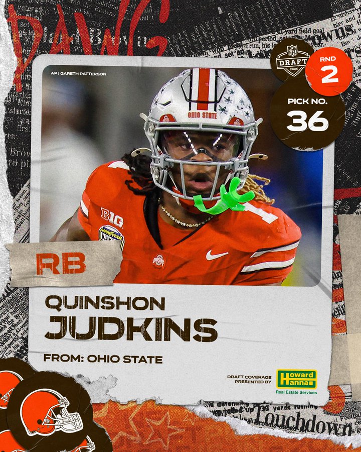 Cleveland Browns Finally Add Offensive Weapon in NFL Draft