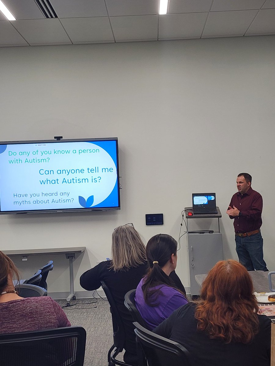Honored to work alongside these SPED superstars! Georgia Joudah was honored by Dr. Holmes for being an MVP during ARDs. Lexi McStay was honored as our 1st O.W.L. recipient.  Dustin Cronan spoke on Autism Awareness &amp; Jennifer Parker delivered a powerful SEL session.