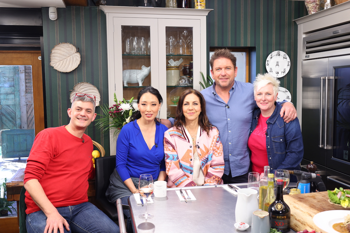 Sat_James Martin (@sat_jamesmartin) on Twitter photo This morning <a href="/jamesmartinchef/">James Martin</a> is joined by <a href="/JuliaBradbury/">Julia Bradbury I HAVEN'T BOUGHT BLUE TICK💙</a> at home, where <a href="/_LisaAllen/">Lisa Goodwin-Allen</a> and <a href="/JudyJooChef/">Judy Joo</a> provide the food and <a href="/MerlinFDC4/">Merlin 🎇 Griffiths</a> serves up the cocktails! A perfect start to the weekend! This morning <a href="/jamesmartinchef/">James Martin</a> is joined by <a href="/JuliaBradbury/">Julia Bradbury I HAVEN'T BOUGHT BLUE TICK💙</a> at home, where <a href="/_LisaAllen/">Lisa Goodwin-Allen</a> and <a href="/JudyJooChef/">Judy Joo</a> provide the food and <a href="/MerlinFDC4/">Merlin 🎇 Griffiths</a> serves up the cocktails! A perfect start to the weekend!