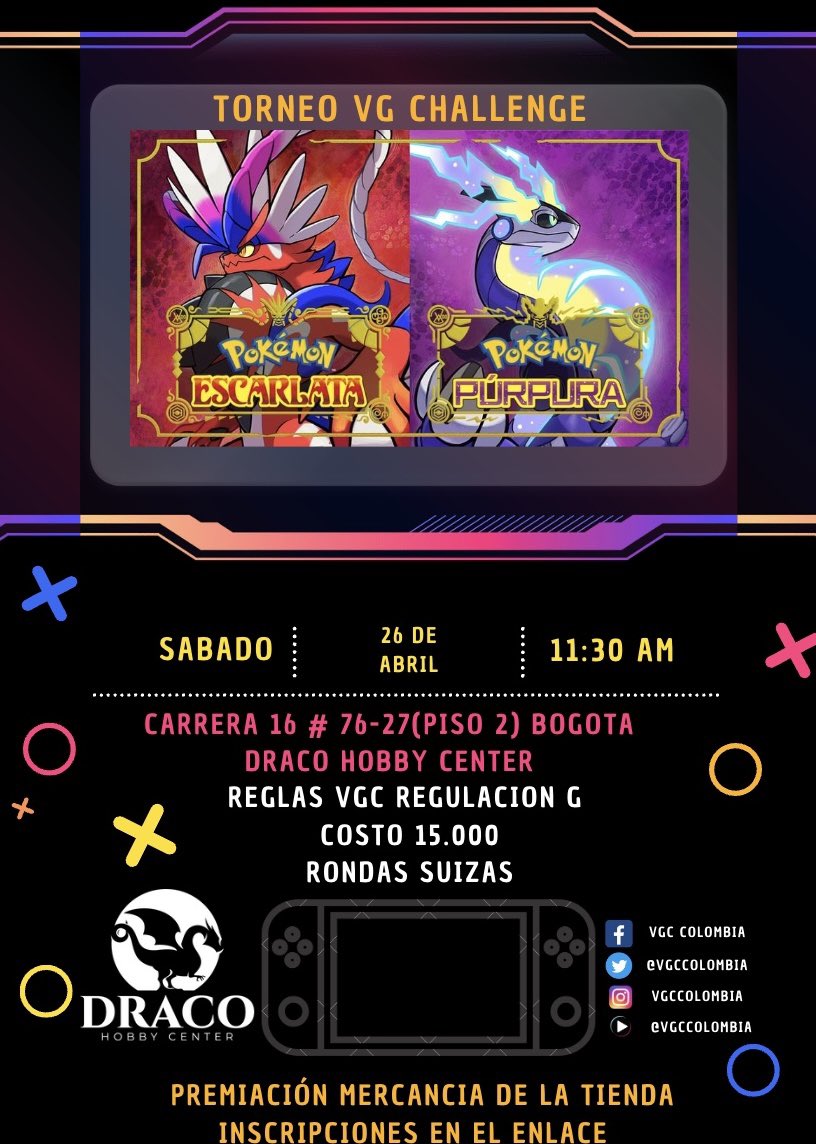 Inscripciones 

playlatam.net/tournaments/FN…