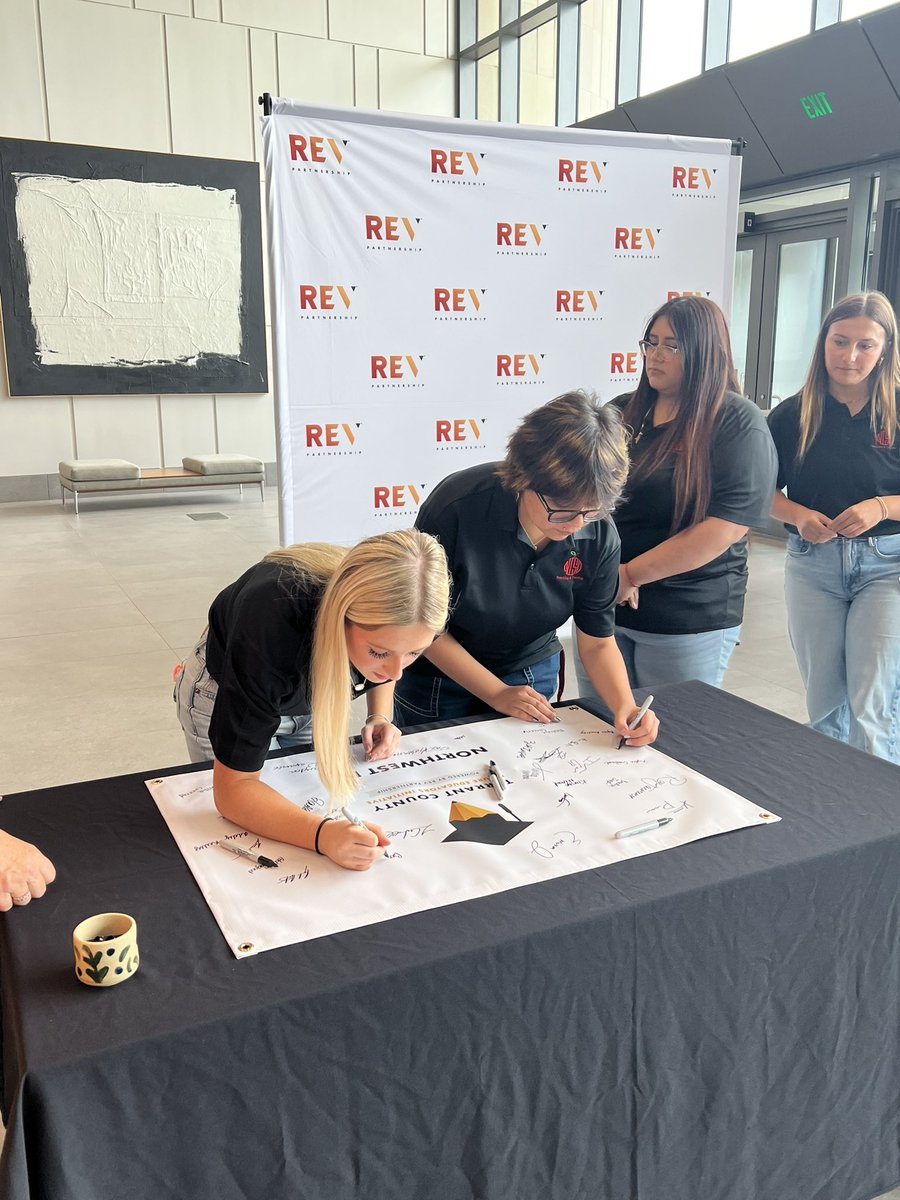 Senior Practicum in Education <a href="/NHSTeachTrain/">NHS Teaching & Training</a> Interns were honored to attend the Tarrant County Future Educator Signing Day at Tarleton State University Fort Worth Campus today. So proud of these future educators and can’t wait to see their future successes!