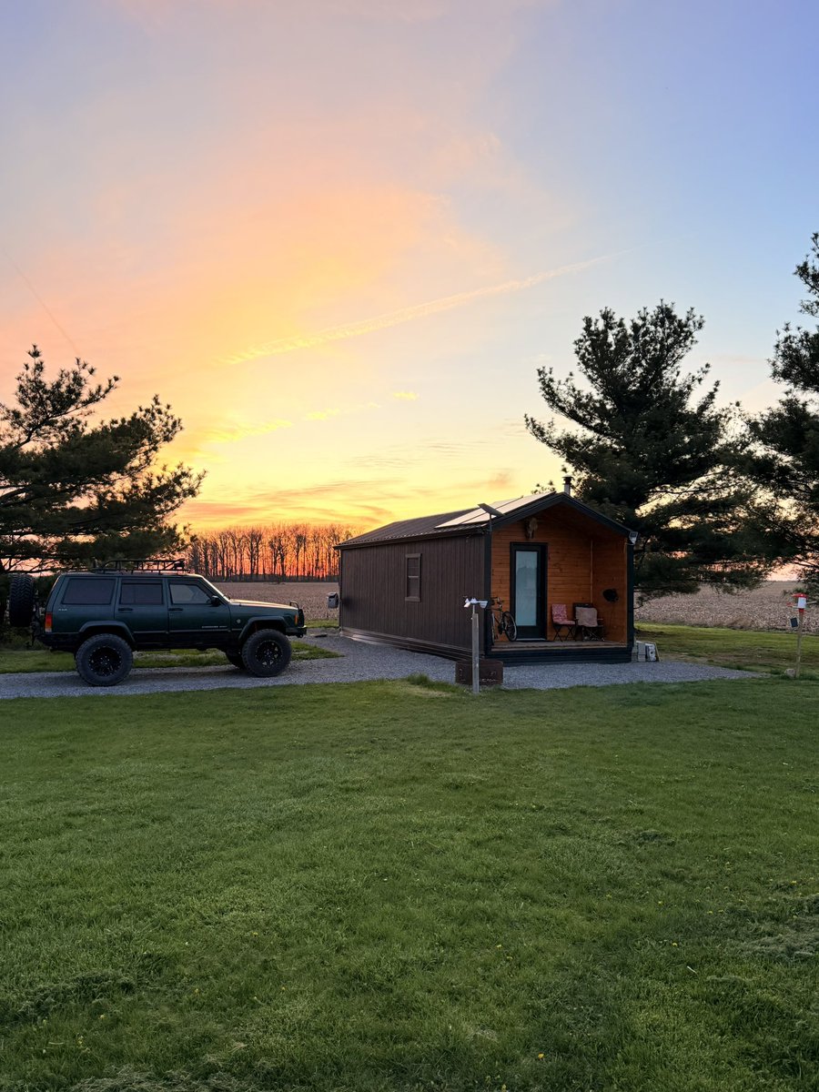 Sunsets at the new Tiny house 🥰