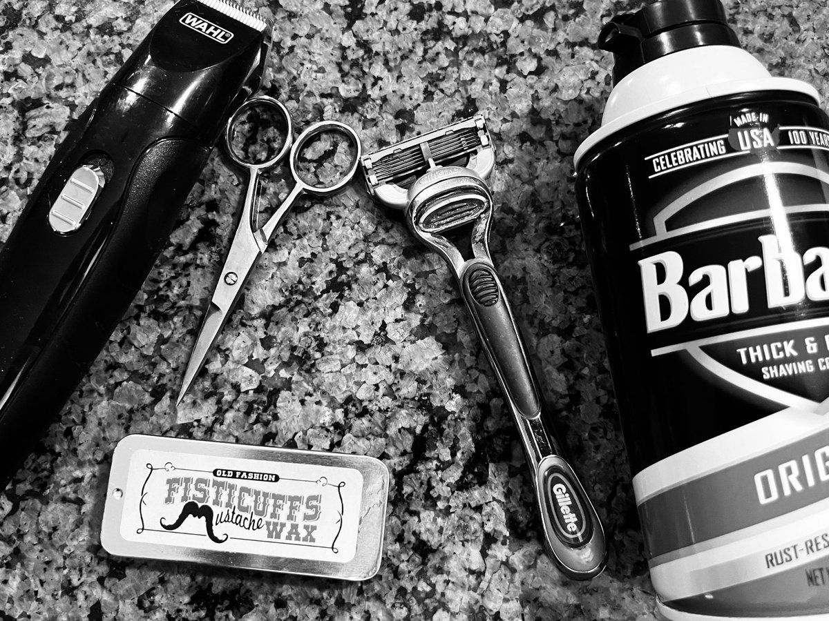 e10rowley's tweet photo. The Spring Game may have nearly died this year … but the #SpringGameStache is forever.

Happy Spring Game Stache Eve. Can’t wait to see what the Barbasol Fairy brings me! https://t.co/wr1xTfNmWM