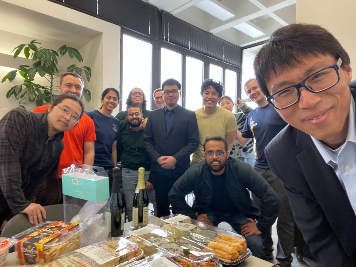 Huo Group @UofR (@huogroup) on Twitter photo Today, <a href="/wenxiang_ying/">Wenxiang Ying</a> from my group successfully defended his thesis. Wenxiang's work profoundly impacted our group's way of thinking about molecular polaritons. Wenxiang will head to UPenn and work with the legendary Abe Nitzan for his postdoc. Wenxiang, we'll for sure miss you! Today, <a href="/wenxiang_ying/">Wenxiang Ying</a> from my group successfully defended his thesis. Wenxiang's work profoundly impacted our group's way of thinking about molecular polaritons. Wenxiang will head to UPenn and work with the legendary Abe Nitzan for his postdoc. Wenxiang, we'll for sure miss you!