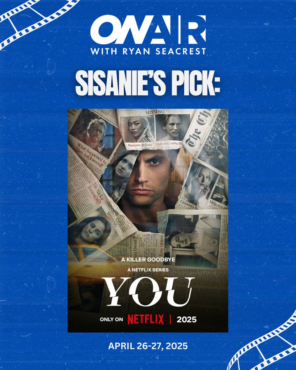 OnAirWithRyan's tweet image. The weekend is here!!! 🙏 What are you watching tonight or the next couple days?! 

Here are our staff picks 📺 #weekendwatchlist