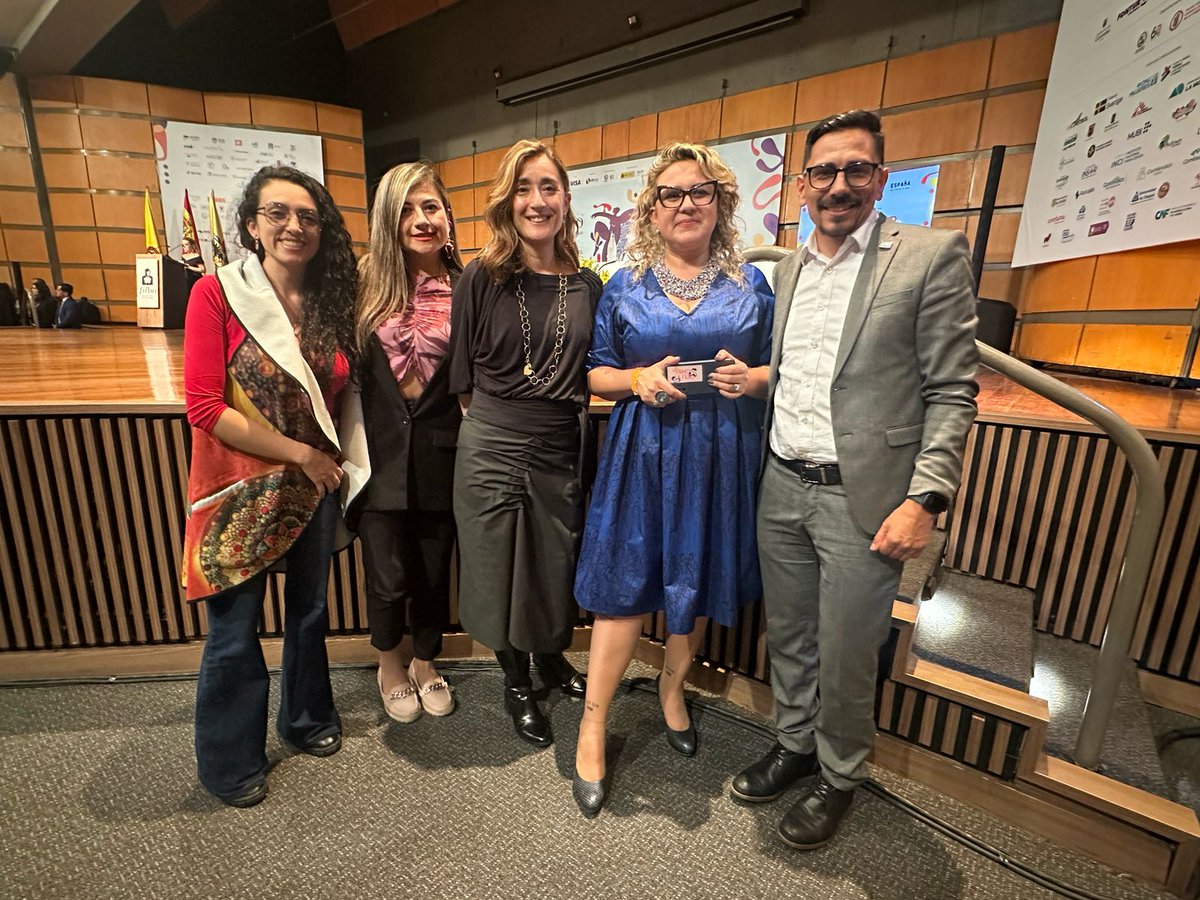 insorcolombia's tweet photo. #AestaHora el #INSOR presente en el evento inaugural de la #FILBo2025, España como País Invitado https://t.co/QzziXRYPnF
