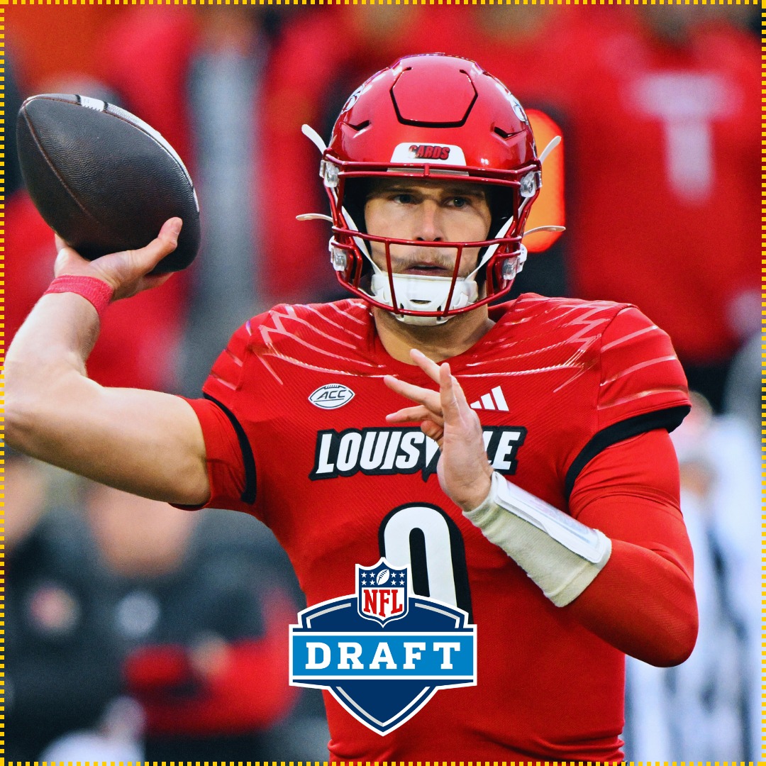 MySportsUpdate's tweet image. QB alert! The #Saints have selected Louisville QB Tyler Shough at No. 40.