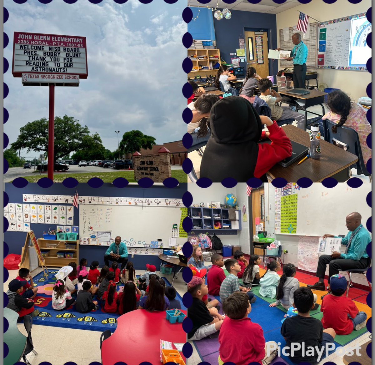 Glenn Elementary (@nisdglenn) on Twitter photo 🤩Thank you <a href="/NISD/">Northside ISD</a> Board President <a href="/bobbyblount22/">Bobby Blount</a> for reading to our <a href="/NISDGlenn/">Glenn Elementary</a> 🧑🚀Astronauts! They said you were “Out Of This World”! 🚀🌎 🤩Thank you <a href="/NISD/">Northside ISD</a> Board President <a href="/bobbyblount22/">Bobby Blount</a> for reading to our <a href="/NISDGlenn/">Glenn Elementary</a> 🧑🚀Astronauts! They said you were “Out Of This World”! 🚀🌎