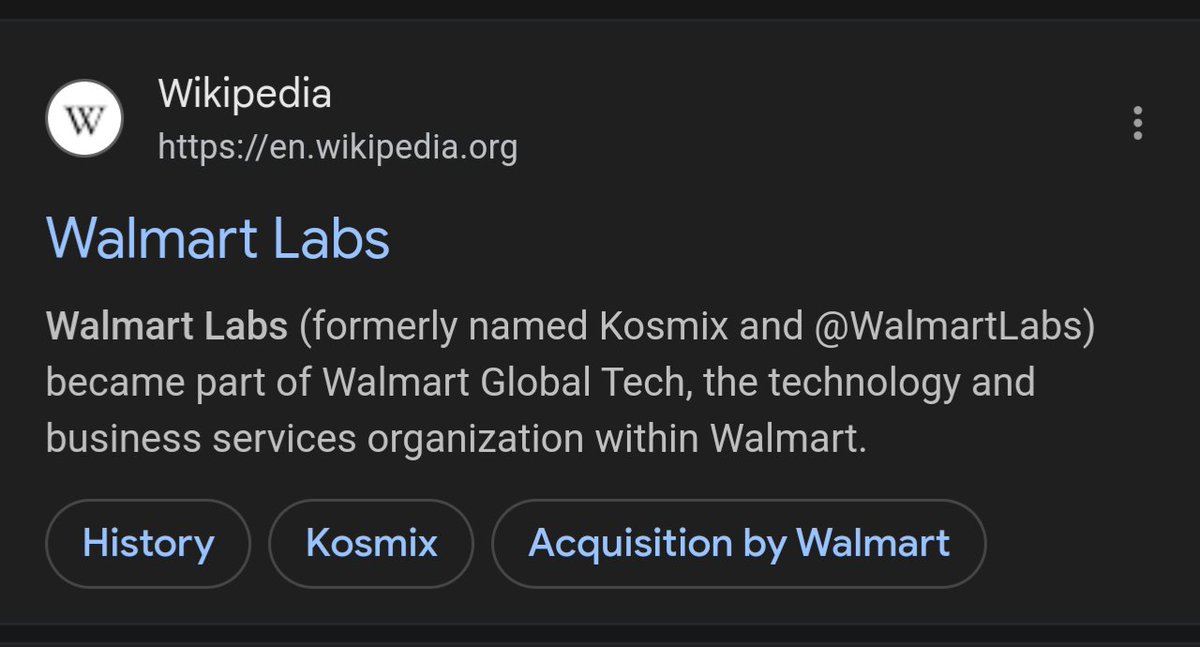 DebunkJelpi's tweet image. So, Walmart Labs, the linked profile in @TammyCamp&apos;s bio isn&apos;t working cause it no longer exists.
Walmart Labs is now #WalmartGlobalTech. 

&quot;Walmart associates are leaders in retail tech, powering the world&apos;s leading retailer, global supply chain and one of the most complex…