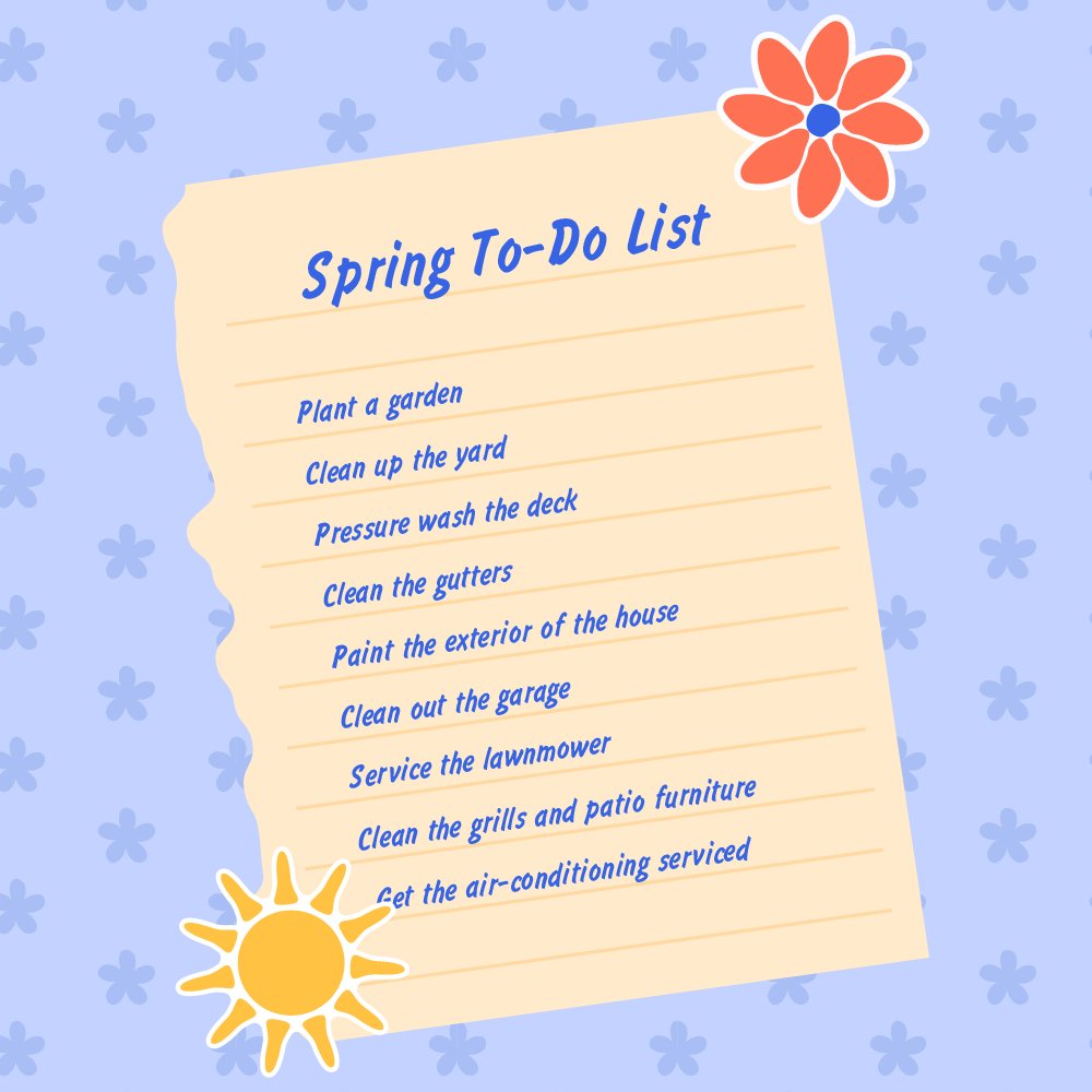 QueenKaren511's tweet photo. Time to say goodbye to the winter blues and hello to a clean and tidy home! What tasks do you like to do most when it comes to #SpringCleaning?
#karenhocuttrealestate #eraparrishrealty https://t.co/D4xYl5hqSK