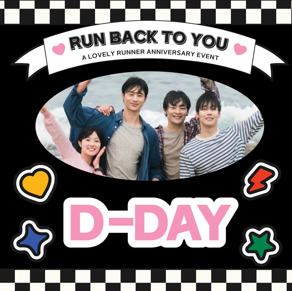 hyeppyeverland's tweet photo. Are you ready to run back and relive your favorite #LovelyRunner moments?! π€©
It's finally #RunBackToYou day! πππβ€οΈ
ποΈ April 26, 2025, 1PM
πThe Millas Hostel and Cafe
We can't wait to see you later! πββοΈππππ https://t.co/bsyNAzdSIM