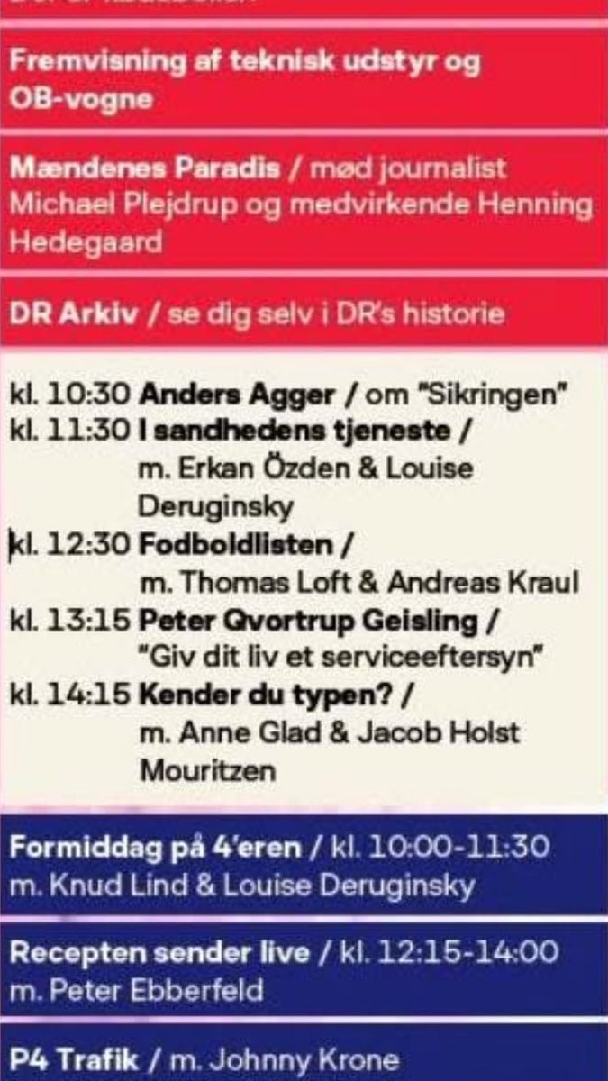 Så er det i dag, #Fodboldlisten er på scenen live i Aarhus. DR fylder 100, der er åbent hus, og vi forsøger os med en top 100 over de bedste fodboldspillere. Nogensinde. På en halv time! 
Kig forbi DR Aarhus. Gratis entré ⚽️🎙️🇩🇰