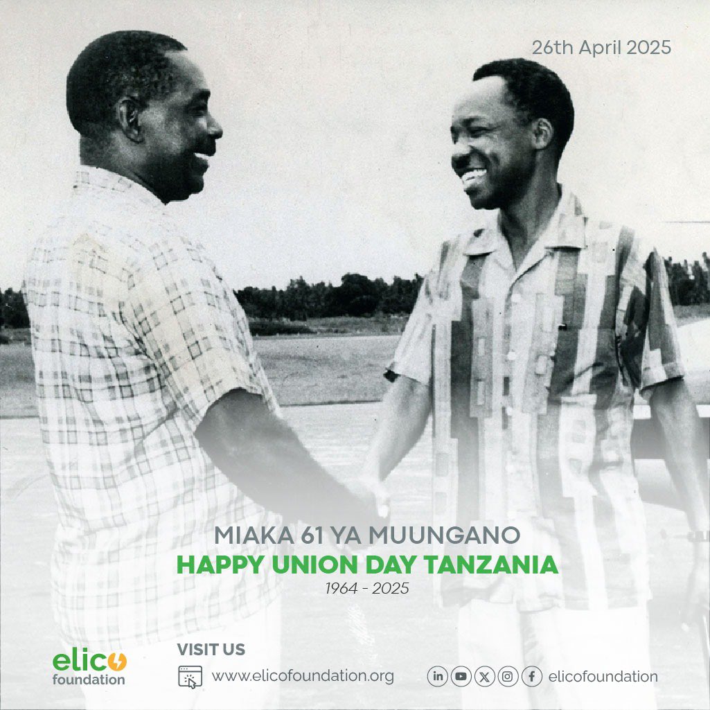 Happy Union Day, Tanzania!
Celebrating unity, peace, and the spirit of togetherness.
#UnionDay #Tanzania #StrongerTogether