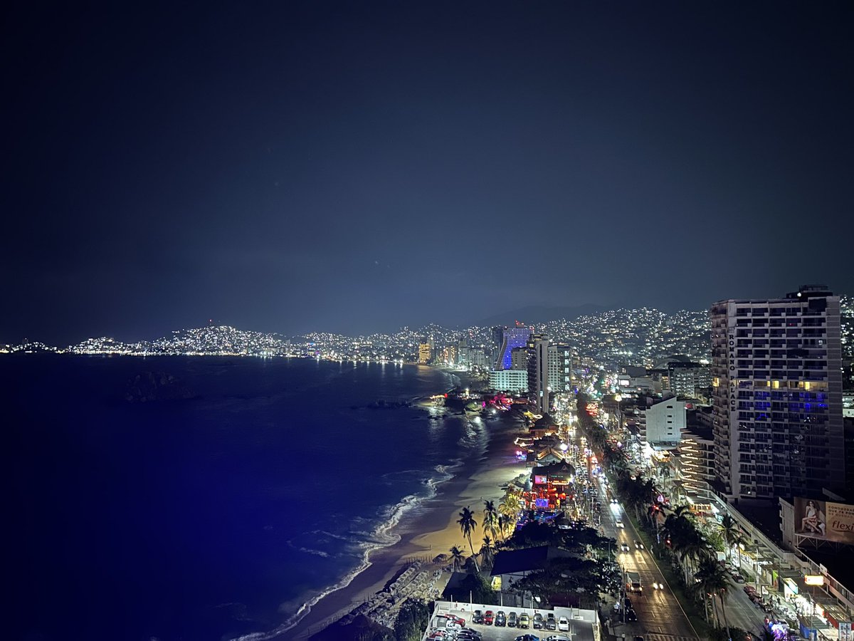 Así nos recibe Acapulco para una jornada muy intensa este fin de semana ¡gracias por su hospitalidad!