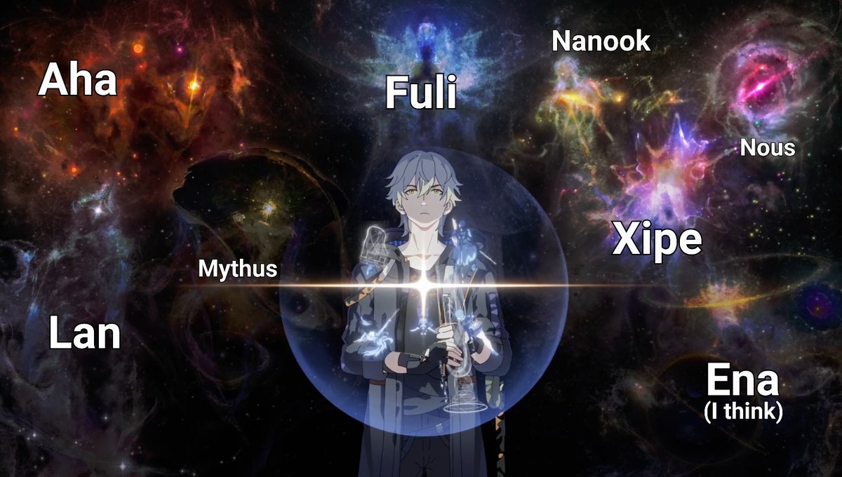 The fact that he's wearing the same outfit but the highlights are black/blue. What are you, man