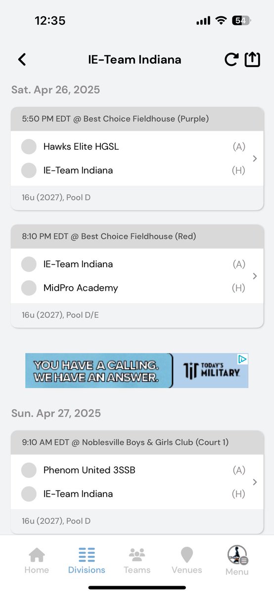 Indiana Elite Team Indiana 2027 (@south_indiana) on Twitter photo Indiana Jam Fest Schedule! 🔥
<a href="/TheHoopGroup/">Hoop Group</a> <a href="/IndianaEliteIE/">Indiana Elite Basketball</a>
<a href="/BlakeHammond_27/">Blake Hammond</a> <a href="/griffynrobisch0/">Griffyn Robisch</a> <a href="/CarterMurans/">Carter Murans</a> <a href="/hurdboy2/">Tereik “Burtie” Hurd</a> <a href="/parkerkern23/">Parker Kern</a> <a href="/judah_lewis2/">Judah Lewis</a> <a href="/SethHahnenberg/">Seth Hahnenberg</a> @owenpeterson Indiana Jam Fest Schedule! 🔥
<a href="/TheHoopGroup/">Hoop Group</a> <a href="/IndianaEliteIE/">Indiana Elite Basketball</a>
<a href="/BlakeHammond_27/">Blake Hammond</a> <a href="/griffynrobisch0/">Griffyn Robisch</a> <a href="/CarterMurans/">Carter Murans</a> <a href="/hurdboy2/">Tereik “Burtie” Hurd</a> <a href="/parkerkern23/">Parker Kern</a> <a href="/judah_lewis2/">Judah Lewis</a> <a href="/SethHahnenberg/">Seth Hahnenberg</a> @owenpeterson