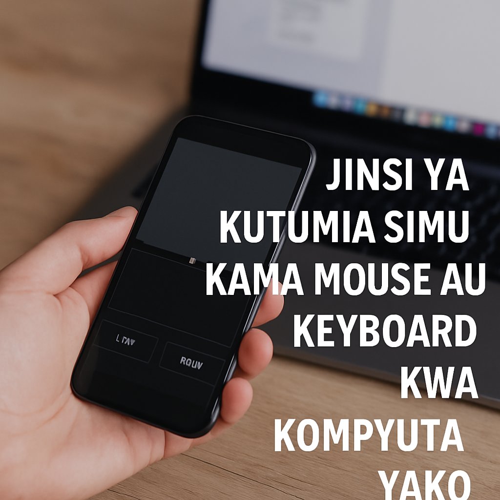 NjiwaFLow's tweet image. 💨JINSI YA KUTUMIA SIMU YAKO KAMA MOUSE AU KEYBOARD – HATUA KWA HATUA (2025)

Je, unajua unaweza kutumia simu yako kama mouse au keyboard ya kompyuta bila kununua vifaa vya ziada?

Shuka 🧵👇

Retweet 🔄 ufike mbali