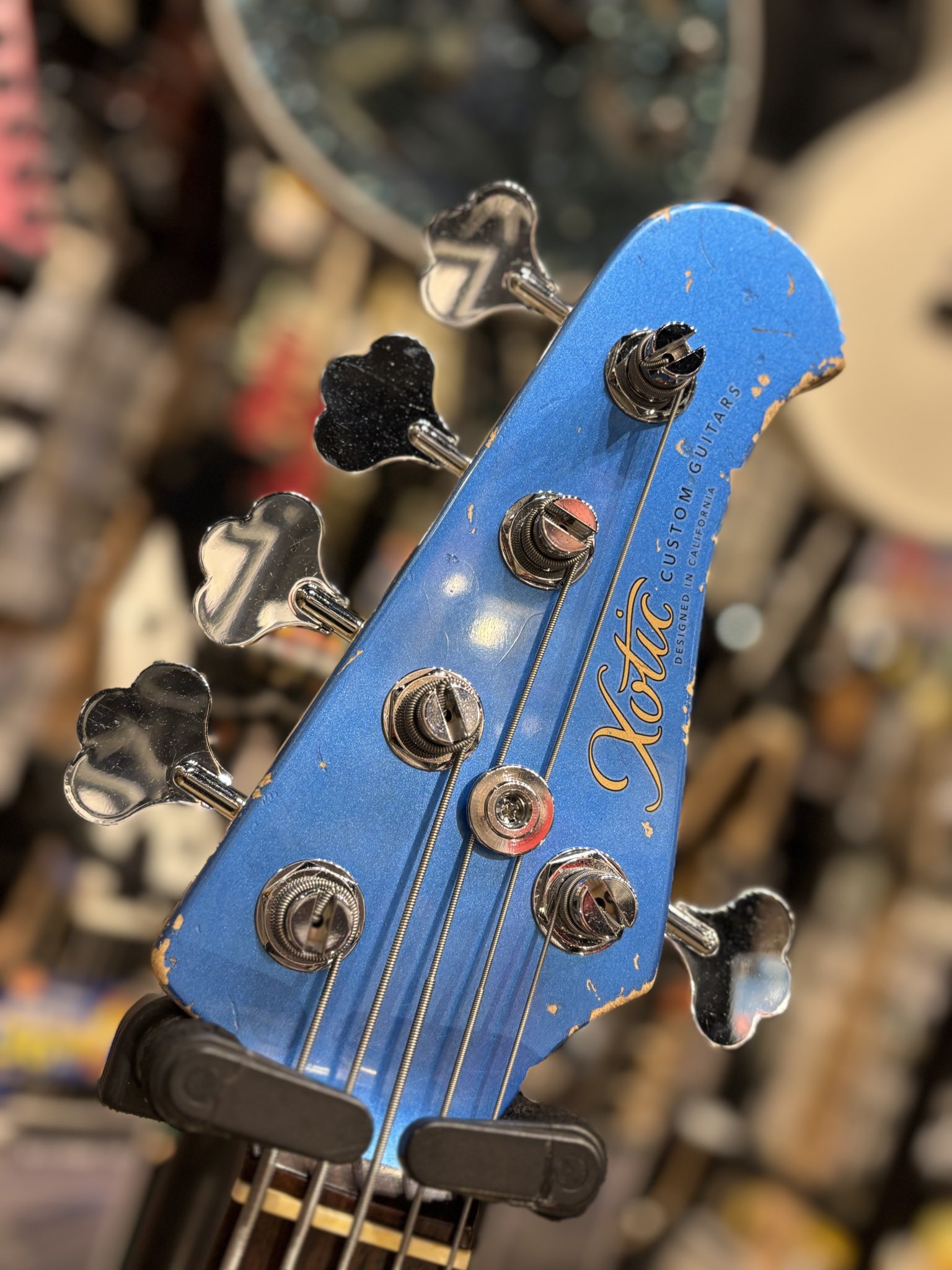 ATELIER Z Beta 5 CUSTOM TP-Purple Matching Head 国産 5弦