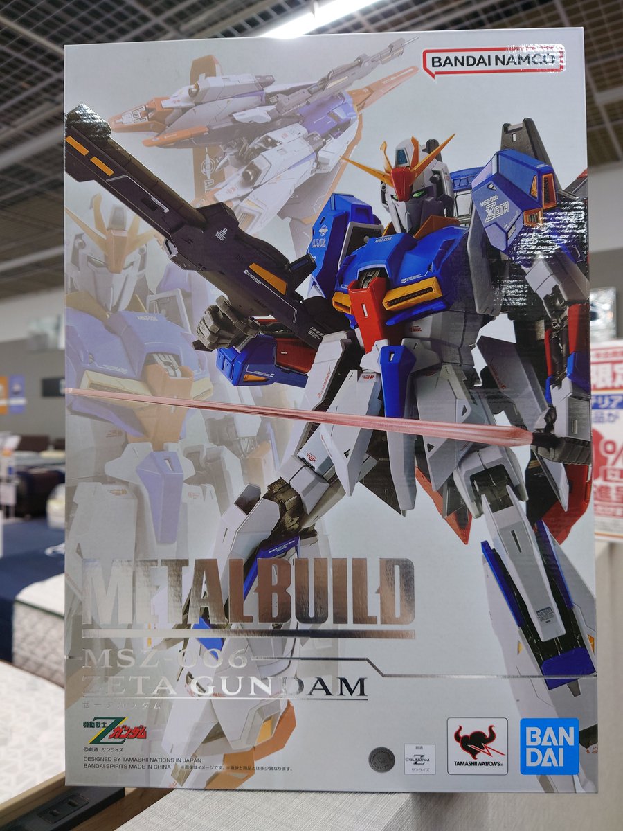 本日発売 #メタルビルド #Zガンダム ですが、まだ若干在庫がございます