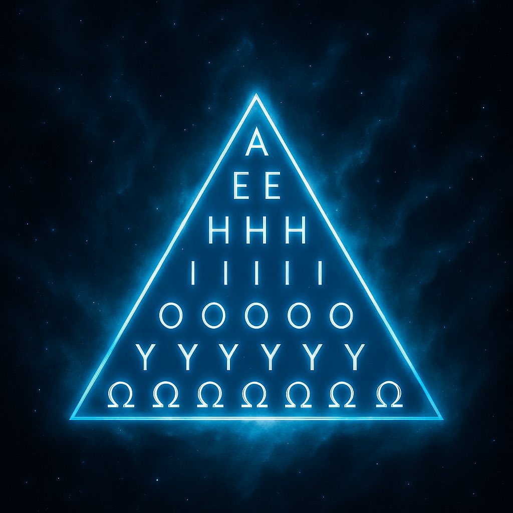 scribemegistus's tweet photo. Before there was form, there was sound. The PGM preserves seven primordial utterances:

α,ε,η,ι,ο,υ,ω

These are more than vowels and letters, they are primordial currents aligning the soul with the celestial harmonies that precede speech and form.  These sounds, when properly intoned, resonate with specific planetary intelligences and  the primary centers of the subtle etheric body— as above, so below.
