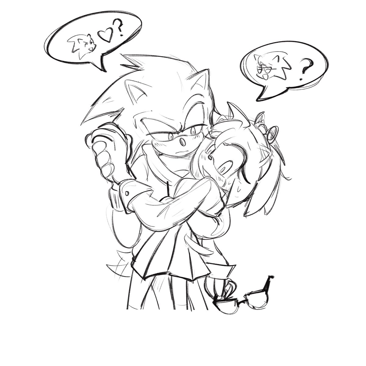Sketched during work #nickamy #sonamy #sonamyart