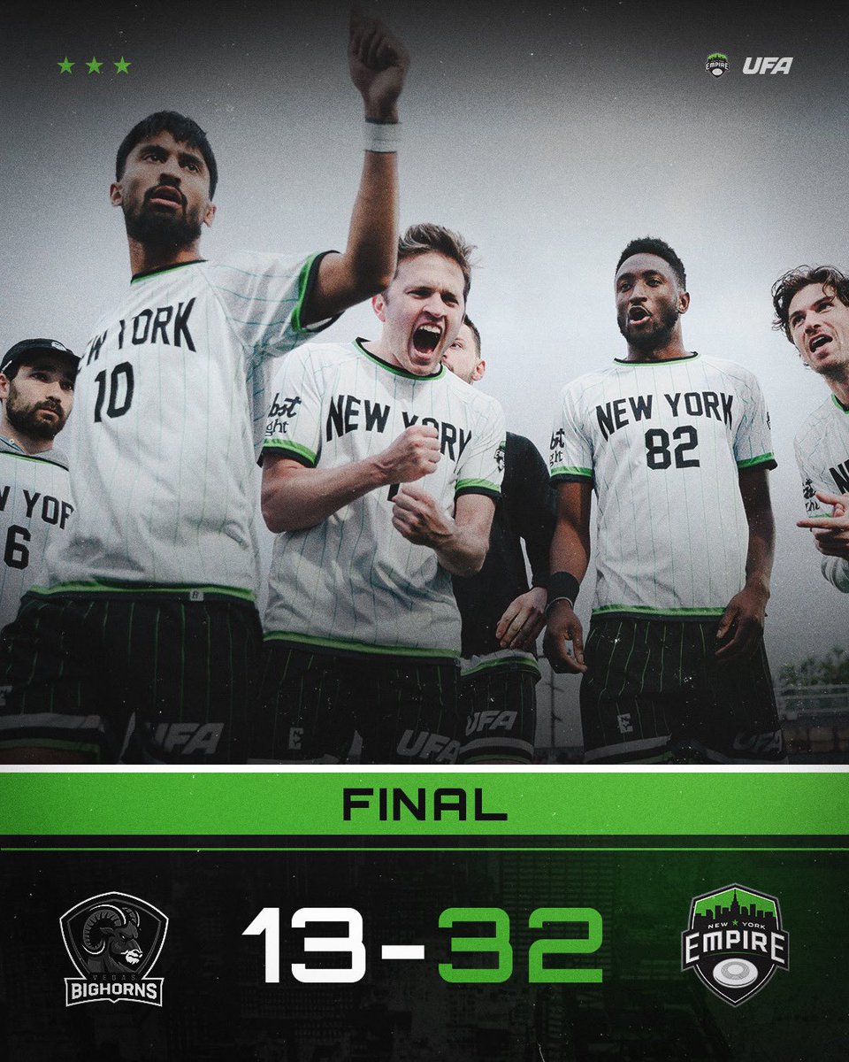 First W of the season 🗽