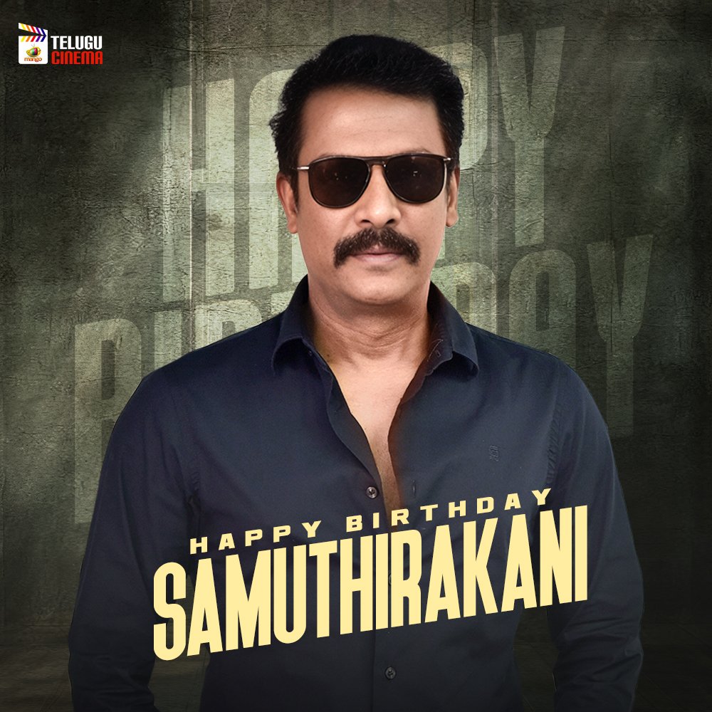 Mango TeluguCinema (@telugucinema7) on Twitter photo Join us in Wishing the Versatile Actor <a href="/thondankani/">P.samuthirakani</a> a very Happy Birthday 🎂🎉🎊
Wishing you all success for your future endeavors ✨️
#HappyBirthdaySamuthirakani #HBDSamuthirakani #Tollywood #MangoTeluguCinema Join us in Wishing the Versatile Actor <a href="/thondankani/">P.samuthirakani</a> a very Happy Birthday 🎂🎉🎊
Wishing you all success for your future endeavors ✨️
#HappyBirthdaySamuthirakani #HBDSamuthirakani #Tollywood #MangoTeluguCinema