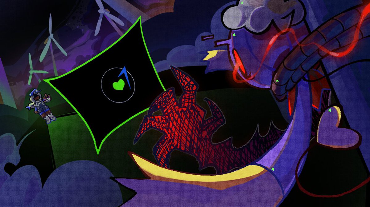 poorlyflower's tweet photo. HQ version of the thumbnail + some of the concepts and additional art i did (in thread) #poorlyflower #deltarune #pokemon https://t.co/VZlgXgrwFY