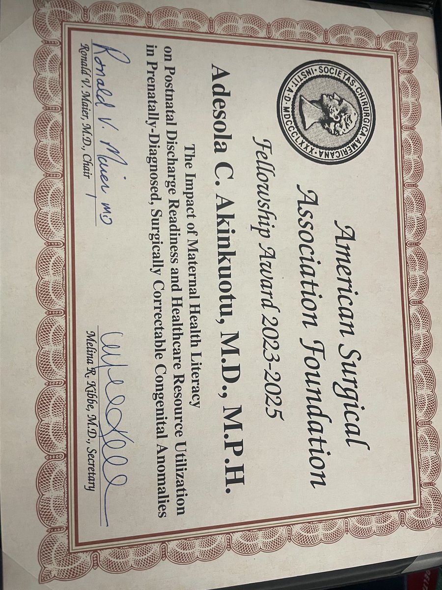 So thankful for the opportunity to present a progress report for my career development award through the ⁦<a href="/AmerSurg/">American Surgical</a>⁩! Grateful for the opportunity! ⁦<a href="/UNCSurgery/">UNC Surgery</a>⁩ <a href="/darrendewalt/">darren dewalt</a> #pedssurgbestsurg #healthliteracy
