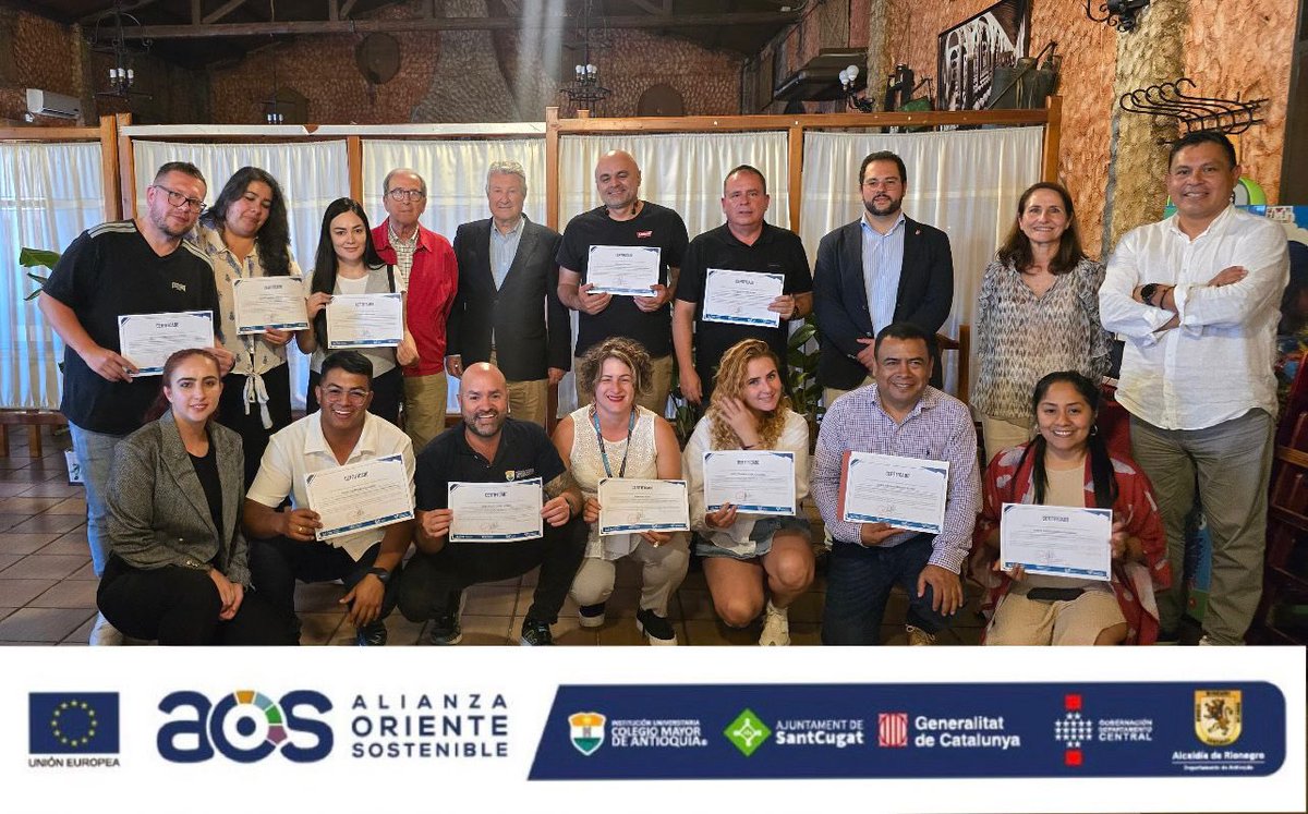 Alianza Oriente Sostenible (AOS) (@ue_aos) on Twitter photo Conocer experiencias territoriales en Andalucía, ha permitido a los funcionarios de <a href="/mmarinilla/">Alcaldía de Marinilla</a> <a href="/Launionant/">Alcaldía de La Unión</a> <a href="/ElCarmenV/">Alcaldía El Carmen de Viboral</a> <a href="/AlcSantuario/">Alcaldía de El Santuario</a> Alcaldía de Granada conocer aspectos técnicos para promocionar los productos que busca la Denominación de Origen.
<a href="/UEenColombia/">Unión Europea en Colombia 🇪🇺</a> Conocer experiencias territoriales en Andalucía, ha permitido a los funcionarios de <a href="/mmarinilla/">Alcaldía de Marinilla</a> <a href="/Launionant/">Alcaldía de La Unión</a> <a href="/ElCarmenV/">Alcaldía El Carmen de Viboral</a> <a href="/AlcSantuario/">Alcaldía de El Santuario</a> Alcaldía de Granada conocer aspectos técnicos para promocionar los productos que busca la Denominación de Origen.
<a href="/UEenColombia/">Unión Europea en Colombia 🇪🇺</a>