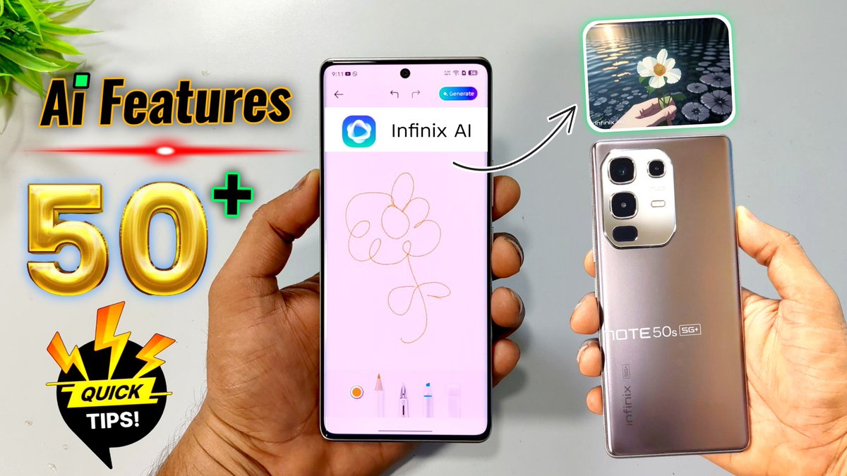 Atulbazaar's tweet image. Infinix Note 50s Tips-Tricks, AI &amp;amp; Hidden Features | Best Curved Mobile Under 15k ? @InfinixIndia #infinixnote50s 
youtu.be/6aP5Bnjinbc