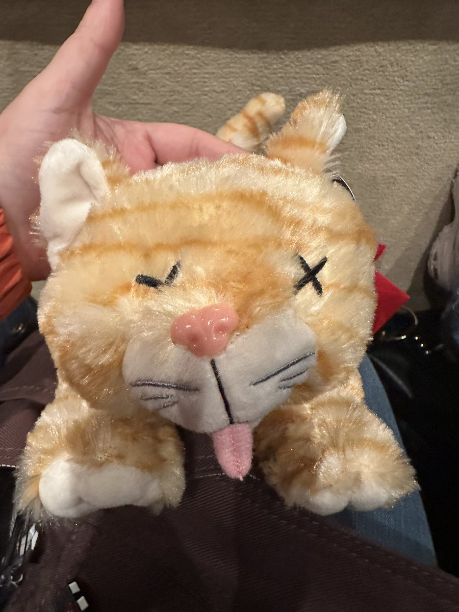ThisIsJayna's tweet photo. My only souvenir from my trip to NYC the cat from the Stranger Things show https://t.co/HpZ8zPZmnf