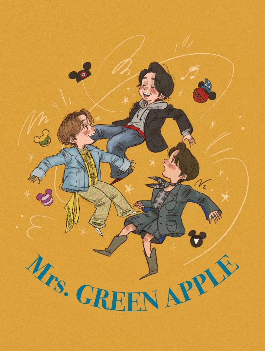 💫 #MrsGREENAPPLE #大森元貴 #若井滉斗 #藤澤涼架