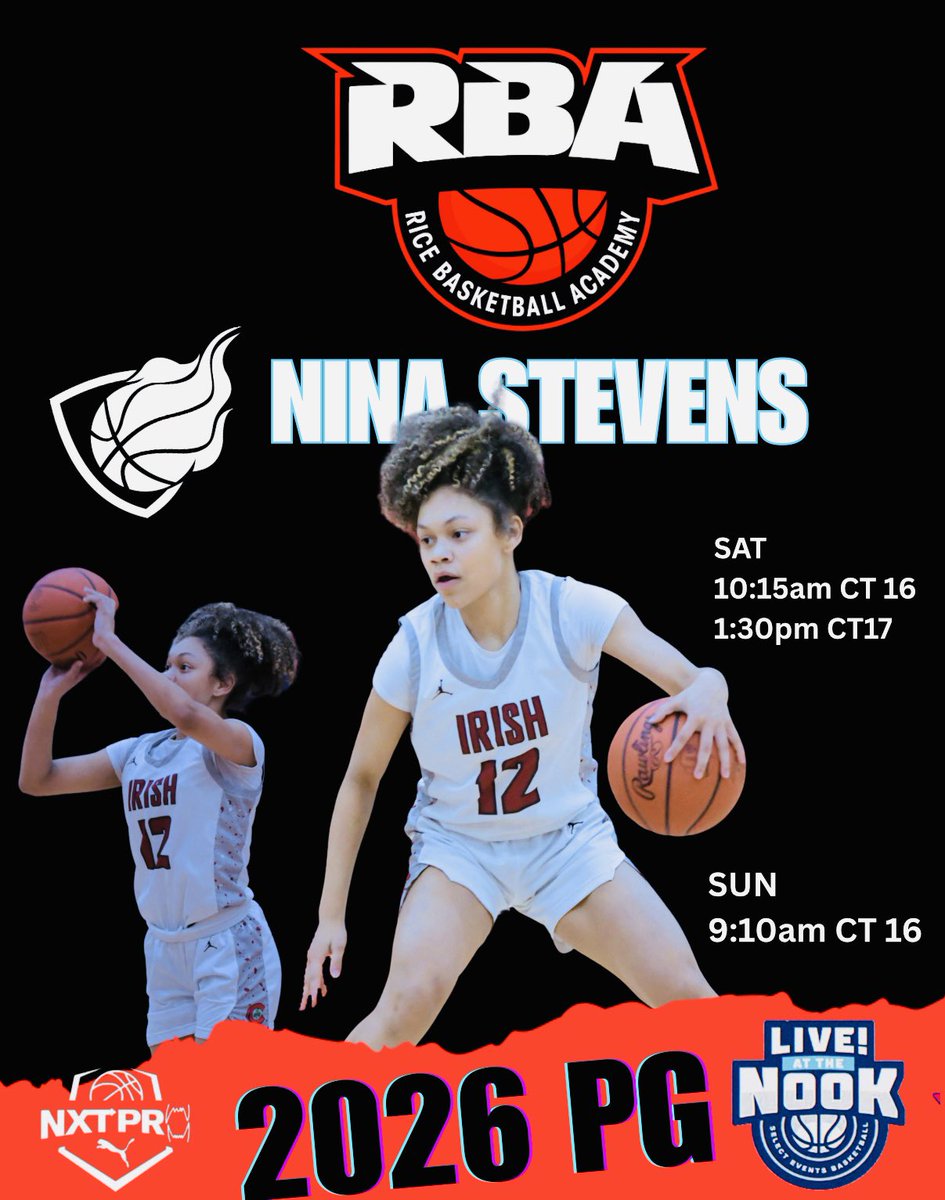 Toledo Central Catholic 2026 PG Nina Stevens… facilitator, scorer, and can finish.
<a href="/Ninastevens23/">Nina Stevens</a> <a href="/Rice_B_Academy/">Rice Basketball Academy™️</a> <a href="/LadyIrishBB/">CCHS Lady Irish Basketball</a>  #Select40